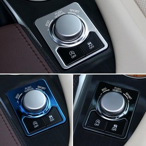 Multimedia Button Knob Frame Cover Trim Sticker Stainless Steel Car Styling Interior Accessories For Lexus RX 200t 450h 2016