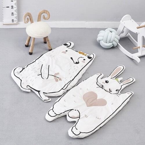 Soft Baby Crawling Mat Childrens Floor Carpet Newborn Padded Play Mats Kid Animal Pattern Cushion Safety Childrens Rug