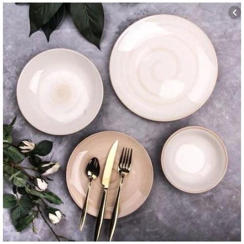 Gallery Crystal Marianna Aura 24 Piece Dinnerware Capucino