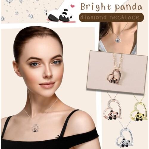 Cute Panda Necklace 2021 Fashion Women Pendant For Adults And Children Clothing All-match Jewelry Accessories Gifts Necklace