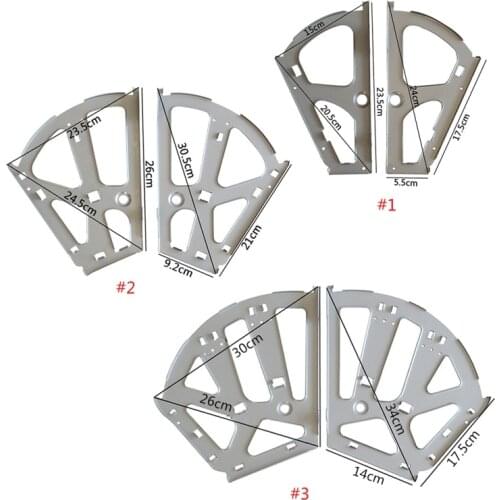 1Pair Stainless Steel Furniture Hinge Shoe Drawer Cabinet Hinge Rack 1/2/3 Layer HX6D