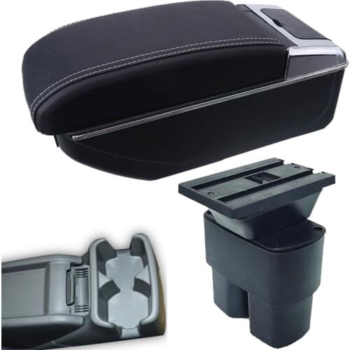 For Nissan NV200 armrest box retrofit parts interior car armrest storage accessories modification easy to install with USB LED