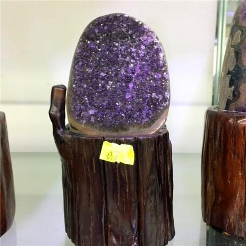 Natural Amethyst Geode Uruguary Purple Amethyst Crystal Gemstones Geode Cluster Minerals Home Decoration Gift