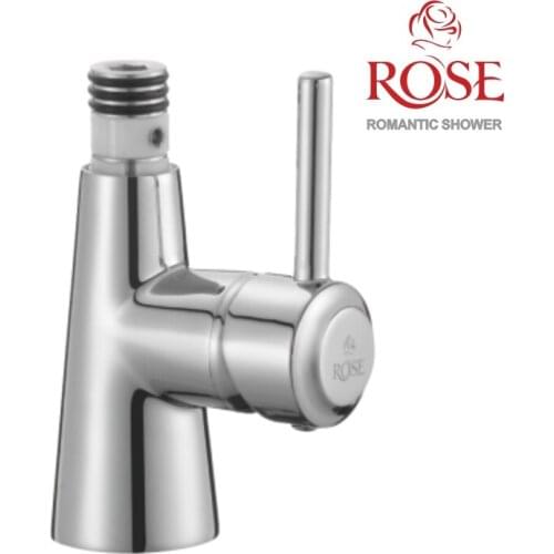 ROSE kitchen faucet with nut, brass kitchen faucet, kitchen faucet, faucet sink in the kitchen, water faucet, hot and cold water tap,the composition of brass,chrome-plated S143