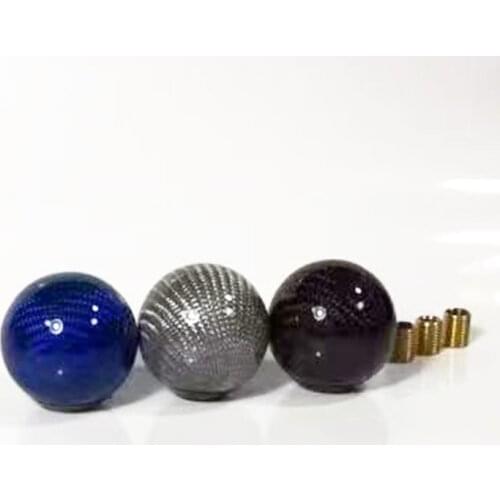 Blue/Black/Red/silver Carbon Fiber Manual Transmission Gear Shift Knob for Universal Car