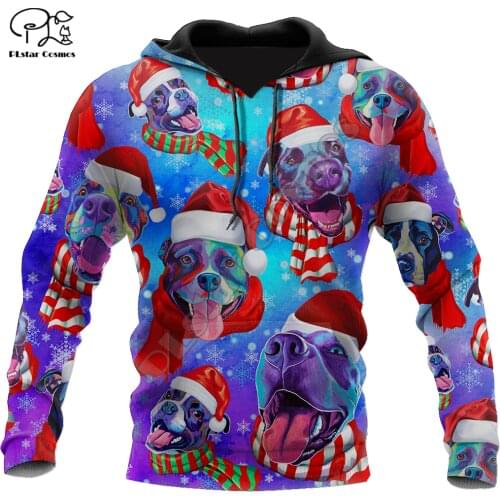 PLstar Cosmos Animal Rottweiler Bull Pitbull Dog Shepherd Tracksuit 3DPrint Mens/Womens Harajuku Funny Jacket Casual Hoodies D22