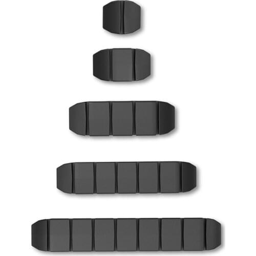 USB Cable Winder Cable Organizer Wire Clip Mouse Keyboard Cable Self-Adhesive Desktop Organizer 1.2.4.6.8 Hole(5Pcs)