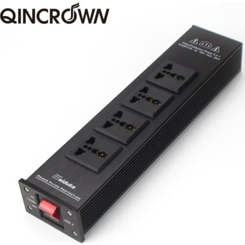 Power Conditioner Power Purifier Surge Protection with EU Outlets Power HIFI Matihur MT-102 Audio Noise AC Power Filter