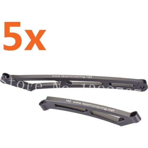 5sets RC Nitro Car Team C Chassis Braces Aluminum Alloy T8E TU0837 V3 Instead T08619 For Off Road Buggy Remote Control Cars