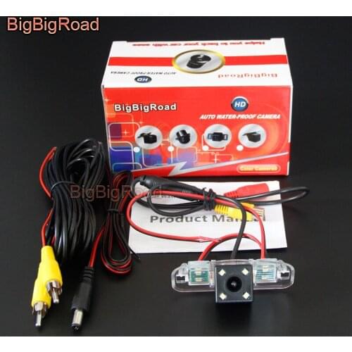 BigBigRoad Car Rear View Backup CCD Camera Night Vision For Honda Spirior Accord 7 8 Generation waterproof Night Vision