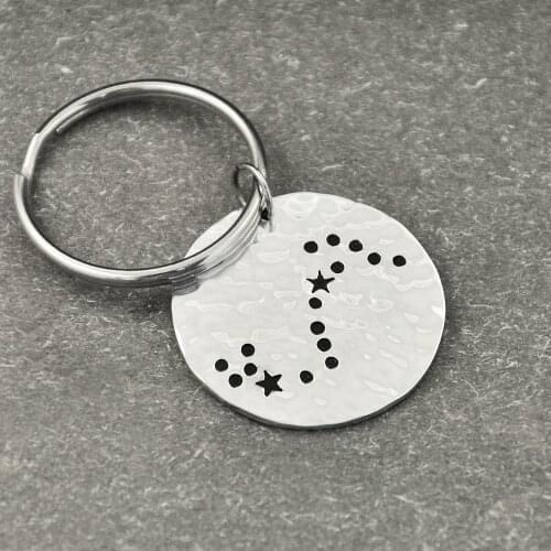 Scorpio Constellation keychain,scorpio Sign Birthday Gift, Horoscope keychain, Astrology Jewelry,Zodiac keychain