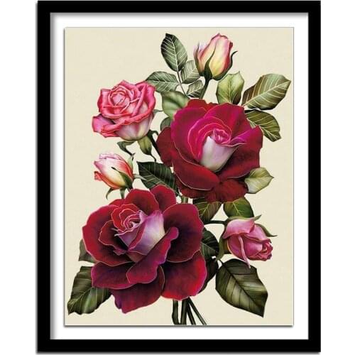 Diamant painting diamond embroidery flower quare rhinestone needlework diamond round kit diamond painting cross stitch