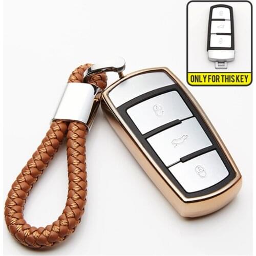 TPU Car Key Case Cover Shell For Volkswagen Passat B6 CC Magotan B7 B7L R36 B5 3C 2010 2011 2012 2013 2014 2015 B8 B8L A91 2016