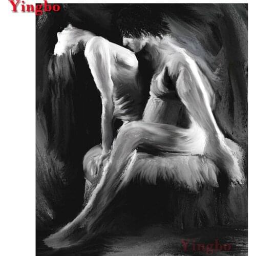 Diy round Diamond Embroidery Sexy couple 5d Cross Stitch Diamond Painting Full Drill Square Mosaic Sticker Rhinestones painting