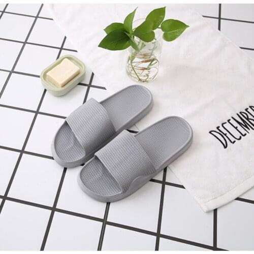 Home slippers summer bathroom soft bottom home indoor foam non-slip couple home summer sandals and slippers wholesale