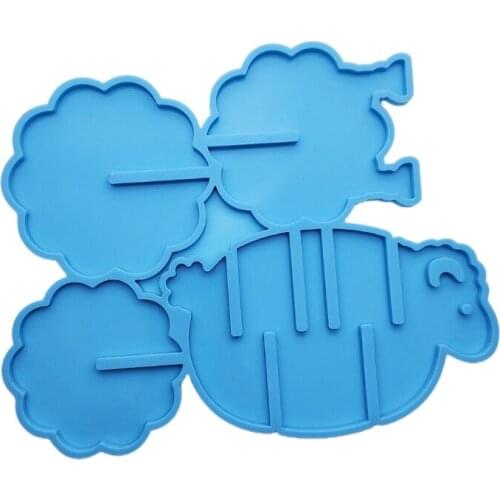 Tray Molds DIY Resin Coaster Molds Silicone Storage Rack Molds Epoxy Resin Casting Molds for DIY Casting Home Decoration
