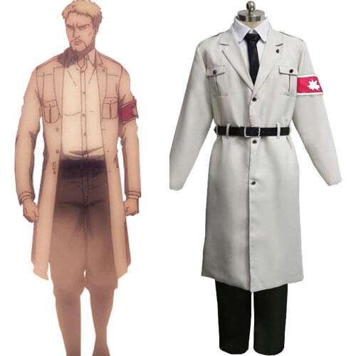 Attack on Titan Shingeki no Kyojin Cosplay Marley Cosplay Costume Uniform Outfits Coat+Shirt+Pant Halloween Carnival Suit