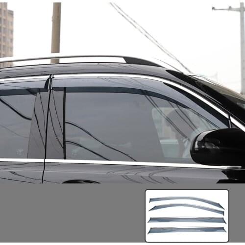 Lsrtw2017 Car Window Rain Shield Trim Rain Shade for Mercedes Benz Glb 200 180 250 2019 2020 2021 X247 Accessories Auto