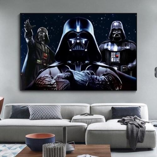 5D DIY Diamond Painting Kit Marvel Star Wars Wall Art Darth Vader Movie Full Drill Square Embroidery Mosaic Art Home Decor Gift