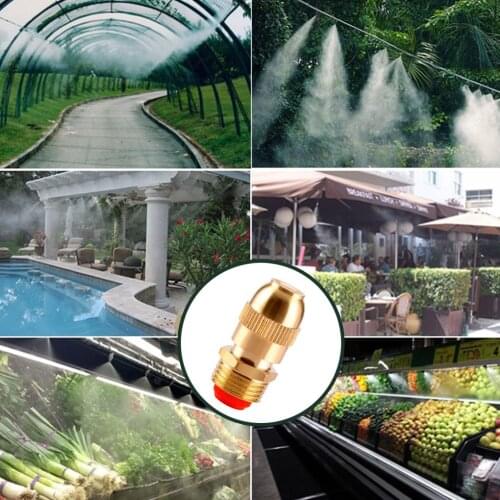 New Adjustable Atomization Sprinkler Mist Spray Nozzle Garden High Pressure Electric Sprayer Water Atomizing Sprinkle