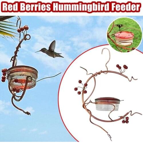 Hummingbird Feeder Water Drinker Outdoor ing Decor Feeding Station