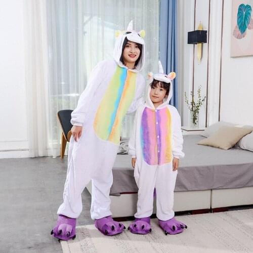 Pajamas Unicorn For Children Baby Girls Pyjamas Boys Sleepwear Animal Totoro Panda Licorne Onesies Kids Costume Jumpsuit Pijama