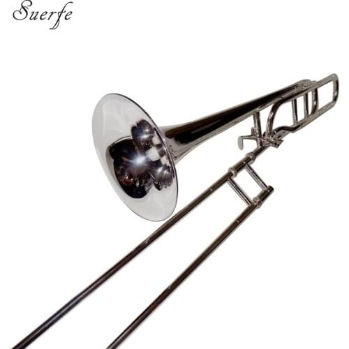 B Flat Tenor Trombones Musical Instruments with case mouthpiece F attachment Trombone