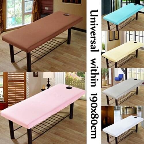 Beauty Bed Fitted Sheet Beauty Salon Massage Bedding Cover Couch Table Case SPA Treatment Bed Cover with Breath Hole