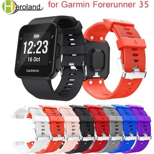 Wristband colorful Silicone sport Strap for Garmin Forerunner 35 /30 Watchband bracelet smart Watchstrap Smart watch accessories