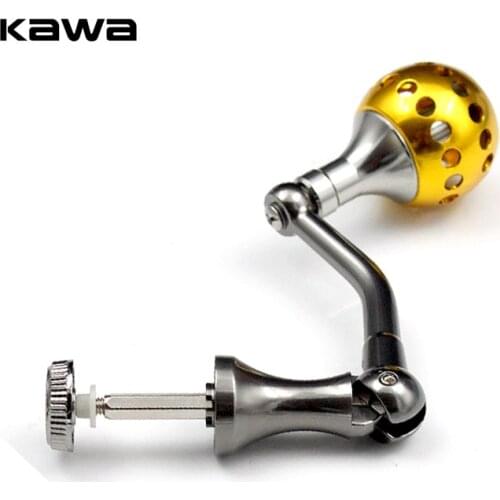 KAWA Fishing Reel Handle with Alloy Knobs for Spinning Reels Fishing Handle, High Quality Fishing Tackle Accessory