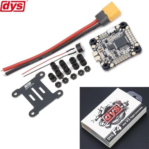 DYS flight control F4 PRO V2 Betaflight with 5V/3A 9V/1.2A BEC intergrated protection on-board OSD flat cable connection