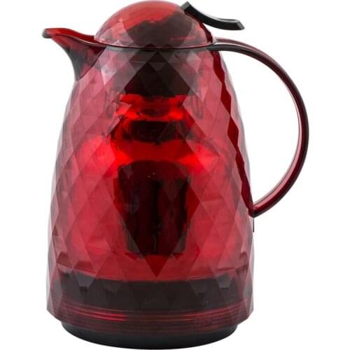 1 LT Red Prism Push Lid Vacuum Flask