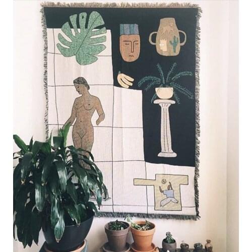 Jamaican Art Throw Blanket Slipcover Cobertor Sofa Cover Free-spirited Blankets For Beds Multifunction Decorations For Home