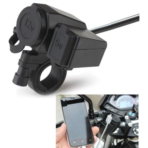 12V USB Cigarette Lighter Waterproof Power Port Outlet Socket Kit For Motorcycle Cigarette Lighter Type Power Socket Waterproof