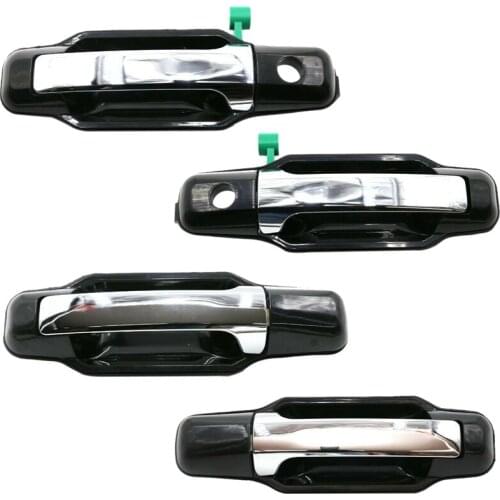 4Pcs Exterior Door Handle for Kia Sorento 2003-2009 826503E021 826603E021 836503E01 Front Left/Right Silver