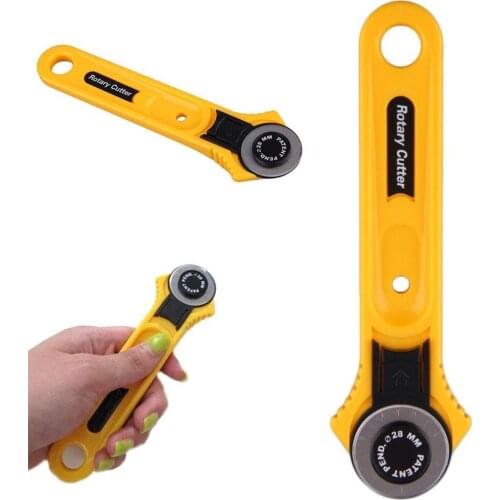 50pcs 28mm Professional Round Rotary Cutter Sewing Quilting Roller Fabric Cutting Tool