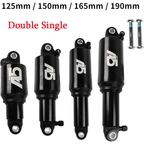 KS A5 RE RR1 Air Rear Absorber Shock Fold Bike Double Single Air Shock Absorber for Scooter 125/150/165/190mm