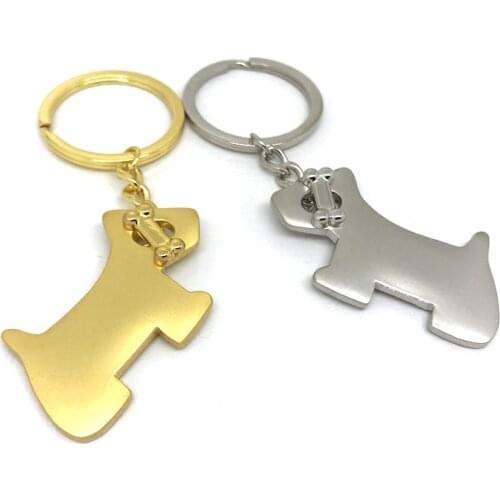 Schnauzer keychain cute key ring for women dog key chain key holder creative portachiavi chaveiro llaveros bag charm