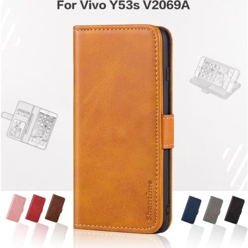 Flip Cover For Vivo Y53s V2069A Business Case Leather Luxury With Magnet Wallet Case For Vivo Y53s V2069A Phone Cover