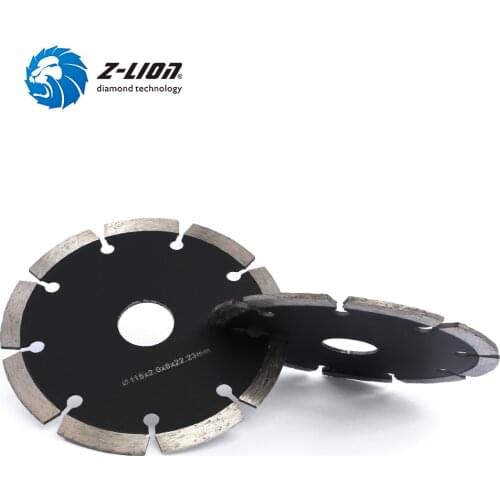 Z-LION 2pcs 4.5" Diamond Disc Saw Blade Dry Cutting Disc Dry Angle Grinder Disc Circular Saw Marble Granite Concrete Electrotool