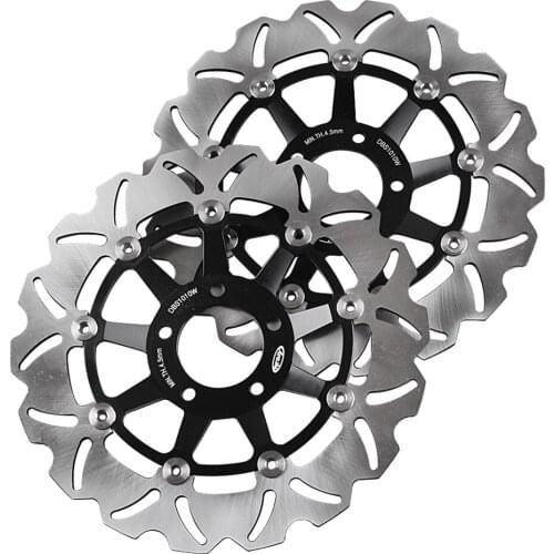 Motorcycle Front Brake Disc Rotors for Suzuki GSF250 GSF400 FSF1200 BANDIT /GS400 /GS500E /GS500F/RF900 /GSX1200 Black