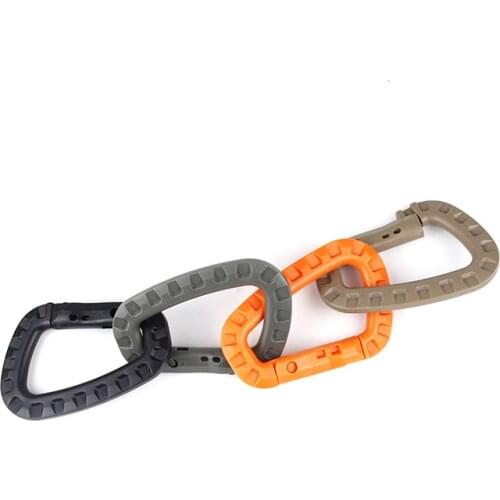 ITW Molle Buckle Hook Outdoor Medium Tactical Carabiner Backpack Molle System D Buckle Military Camping Climbing Accessories