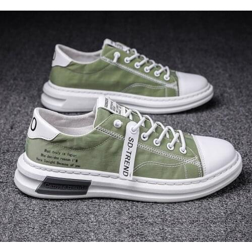 Mens Vulcanize Shoes Canvas Male Sneakers Fashion Lace-up Solid Lovers Couple Shoes Rubber Flat Autumn Casual Man Shoes