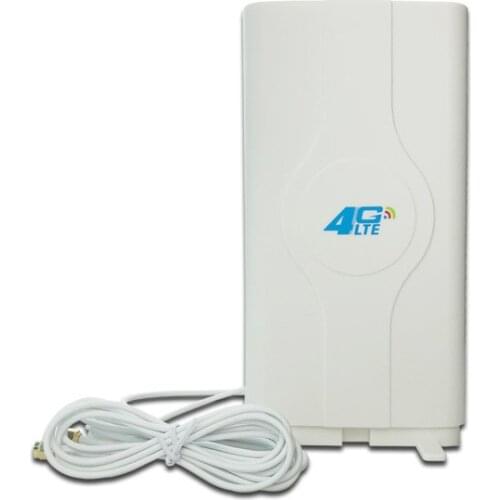 LTE Antenna 3g 4g Mobile Antenna 700~2600mhz 88dbi 2* SMA/2* CRC9/2* TS9 Male Connector Booster Mimo Panel Antenna+2 Meters