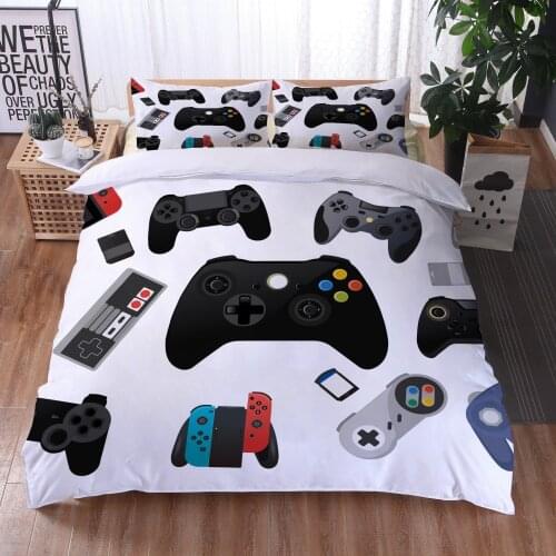 Gamepad Bedding Sets 3D Duvet Cover Bed Linen Bedclothes Twin/Queen/King Size Bed Room For Bedding Nordic Bed Cover Kids Bed