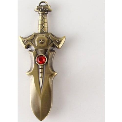 Personalized Creative Sword Shape Lighter Portable Inflatable Windproof Metal Lighter Butane Gas Lighter Cigar Accessories