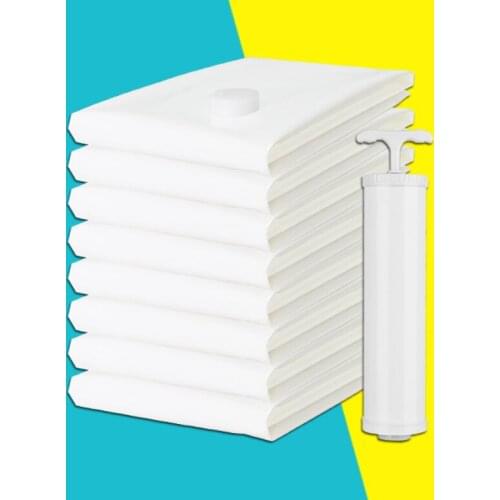 Wonderlife Transparent vacuum compression bag cotton quilt clothes storage bag dormitory luggage artifact super pump pump