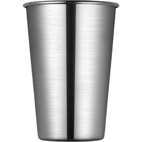 Water Cup Stackable Easy to Use Stainless Steel Kitchen Rust-resistant Space-saving Convenient Durable Juice Bear Cups Drinking