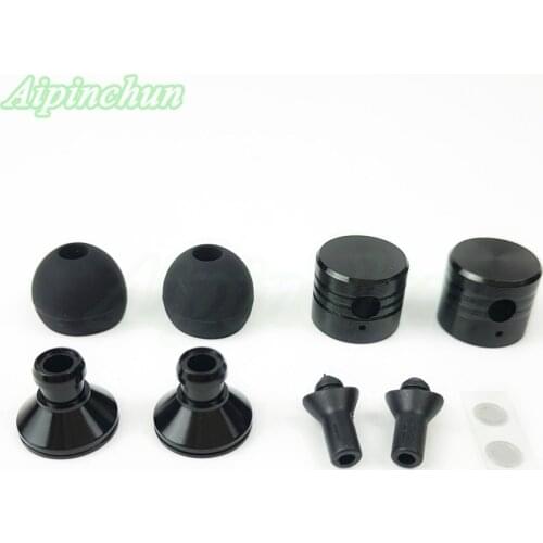 Aipinchun DIY Parts Black In-Ear Earphone Shell External Housing Case for Size 10mm Speaker Unit