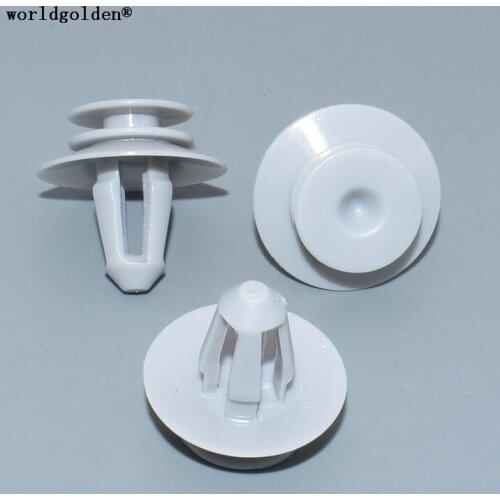 Worldgolden 100pcs plastic clip Roof Liner Door Trim Clip for benz Mercedes#A0089880978